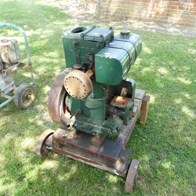 Lot 849 - A Lister D stationary engine, Ref. D-602, hand-...