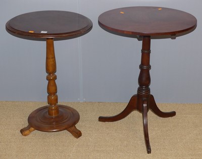 Lot 659 - A 19th century mahogany circular tilt-top...