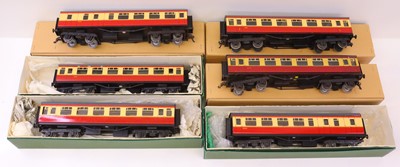 Lot 223 - Six Basset Lowke 0 gauge coarse scale post-war...