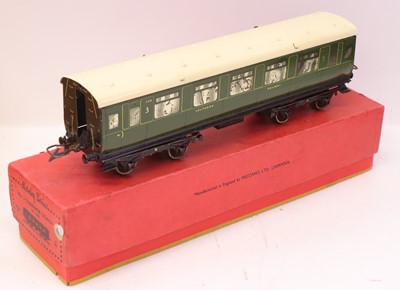 Lot 88 - Hornby 0 gauge No. 2 corridor coach, all 3rd...