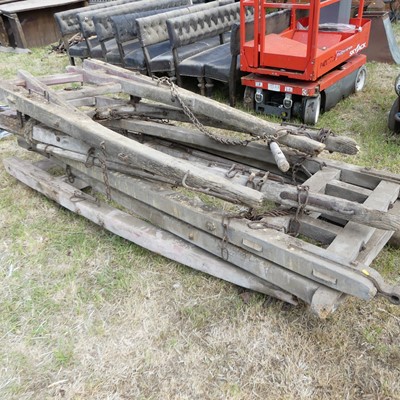 Lot 666 - A quantity of cart shafts