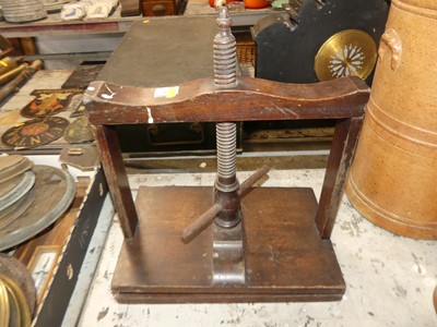 Lot 764 - A 19th century mahogany bookpress, with...