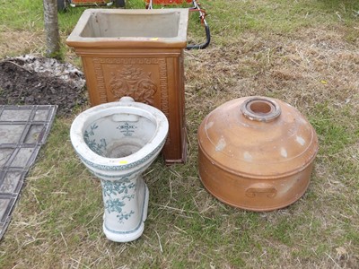 Lot 602 - A late 19th century French stoneware water...