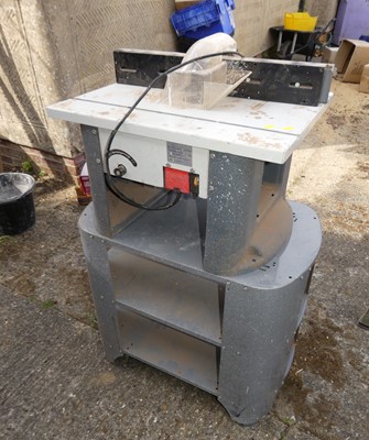 Lot 436 - A single phase lightweight woodwork router table