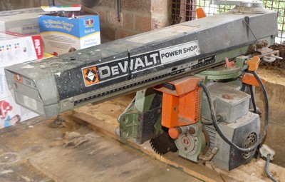 Lot 425 - A Dewalt Powershop DW125 single phase radial...