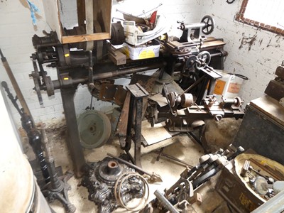 Lot 428 - An early belt-driven steel single phase...