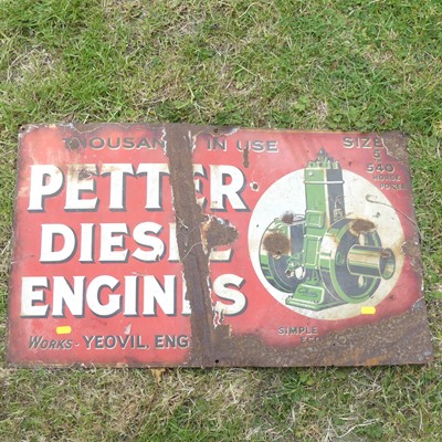 Lot 889 - A Petter Diesel Engines of Yeovil original...