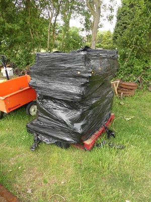 Lot 405 - A plastic Keter style bin storage system