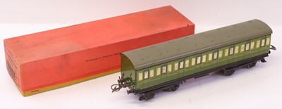 Lot 93 - A Hornby 0 gauge No. 2 non-corridor passenger...