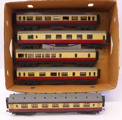 Lot 269 - A rake of five believed to be hand-built...