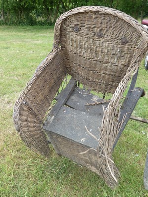 Lot 782 - A pair of Victorian 'invalid' chairs, both for...