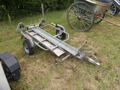 Lot 491 - An Erde single axle motorcycle trailer
