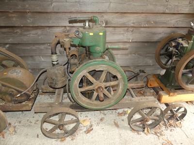Lot 817 - An early 20th century Lister type H 3HP twin...