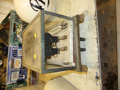 Lot 912 - A metal framed and glazed Aaron clock meter No....