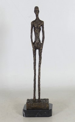 Lot 10 - After Alberto Giacometti - Walking Man, bronze,...