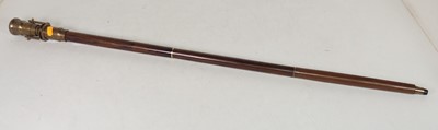 Lot 43 - A reproduction walking stick, with a telescope...