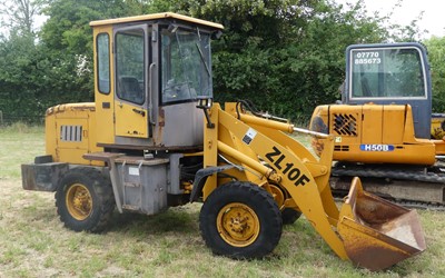 Lot 495 - A Zettelmeyer ZL10F loading shovel, with key,...