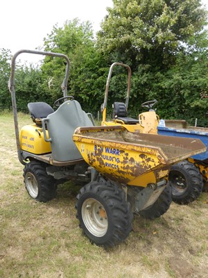 Lot 497 - A 2004 1-ton Wacker Neuson skip loader dumper,...