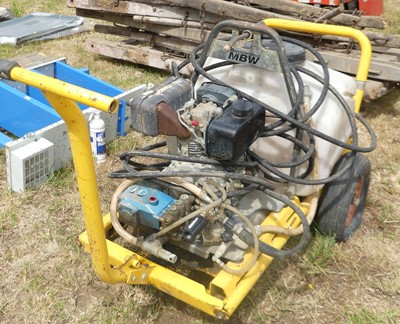 Lot 338 - A petrol driven Brendon MBW pressure washer