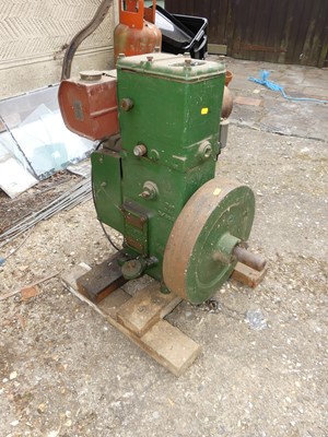 Lot 809 - A Lister D602 stationary engine, 1.5 brake HP,...