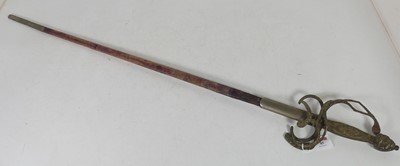 Lot 45 - A 20th century ceremonial sword, in scabbard...