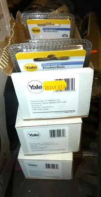 Lot 13 - Three boxes of Yale 3.5mm thickness padlocks