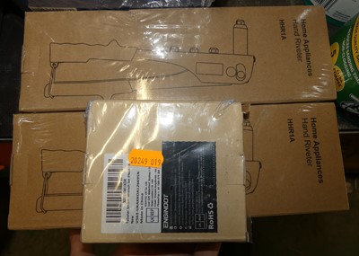 Lot 19 - Two boxed Home Appliances hand-riveters;...