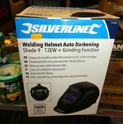 Lot 23 - A Silver Line welding helmet (boxed)