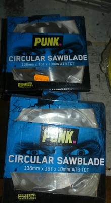 Lot 38 - A quantity of Punk circular saw blades, 13.4cm...
