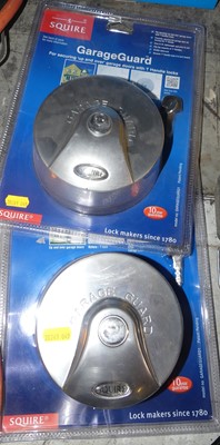 Lot 49 - A pair of Squire Garage Guard locks