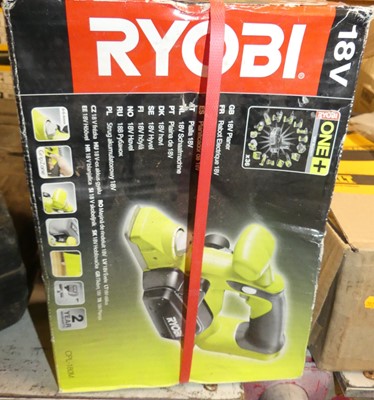 Lot 54 - A Ryobi 18volt battery operated planer