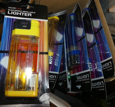 Lot 57 - A box of electronic refillable lighters