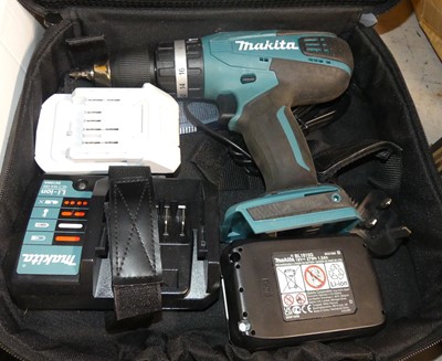 Lot 59 - A Makita lithium 18volt battery operated hand...