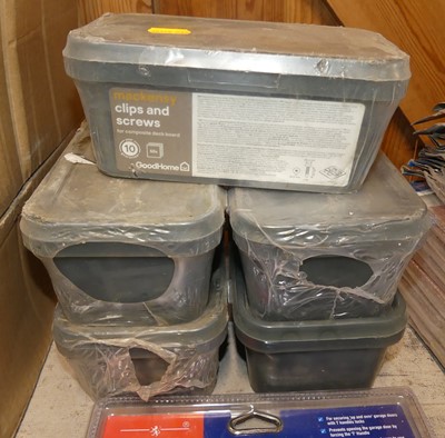 Lot 75 - Five various boxes of MacKensey clips and screws