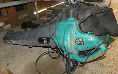 Lot 126 - Three various electric garden blowers