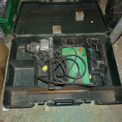 Lot 134 - A Hitachi SDS Max heavy duty 240volt breaker