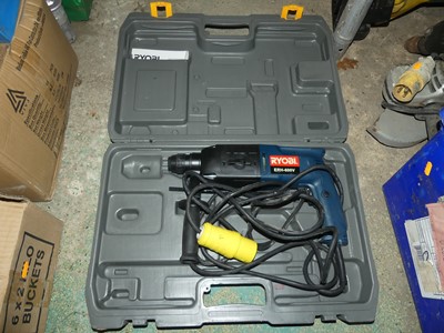 Lot 135 - A Ryobi 110volt rotary hammer drill