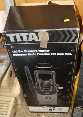 Lot 142 - A Titan 150 bar pressure washer