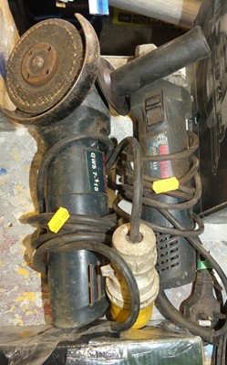 Lot 159 - Two Bosch GWS7-115 angle grinders