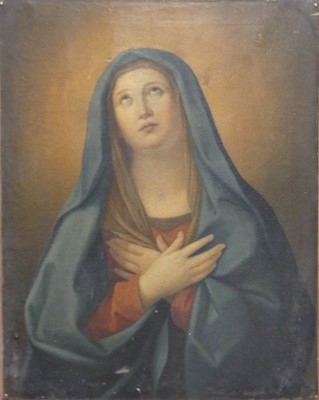 Lot 509 - After Michelangelo - The Madonna, oil on...