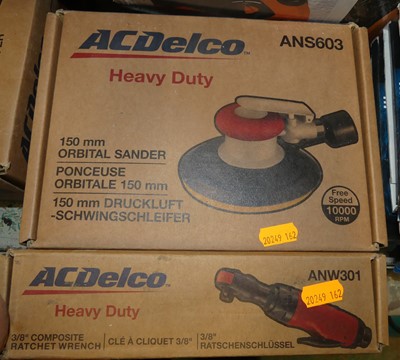 Lot 163 - An AC Delco heavy duty orbital sander; and a...