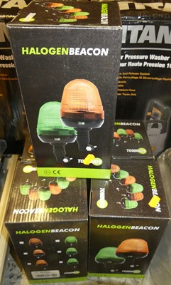 Lot 182 - A quantity of boxed halogen beacons by Towmate