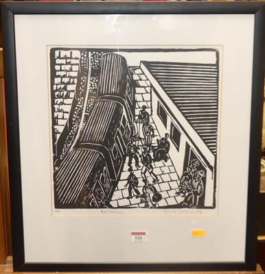Lot 520 - Patrick Holo - Rail Station, artists proof...