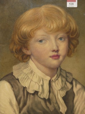 Lot 528 - Mid 19th century English school - head &...
