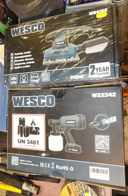 Lot 207 - A Wesco 18volt spray gun; and a Wesco...