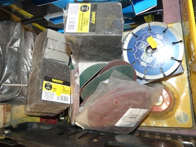 Lot 215 - A quantity of cutting and sanding pads,...