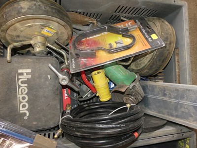 Lot 245 - A quantity of mixed builders tools and parts,...