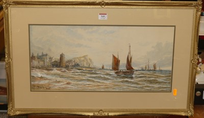 Lot 549 - Thomas Bush Hardy - Boulogne Harbour,...