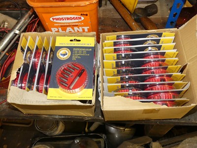 Lot 276 - Two boxes of 7-piece screwdriver bit sets