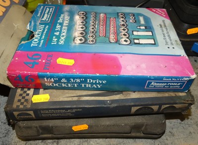 Lot 281 - A 46-piece socket tray gift set, with a...